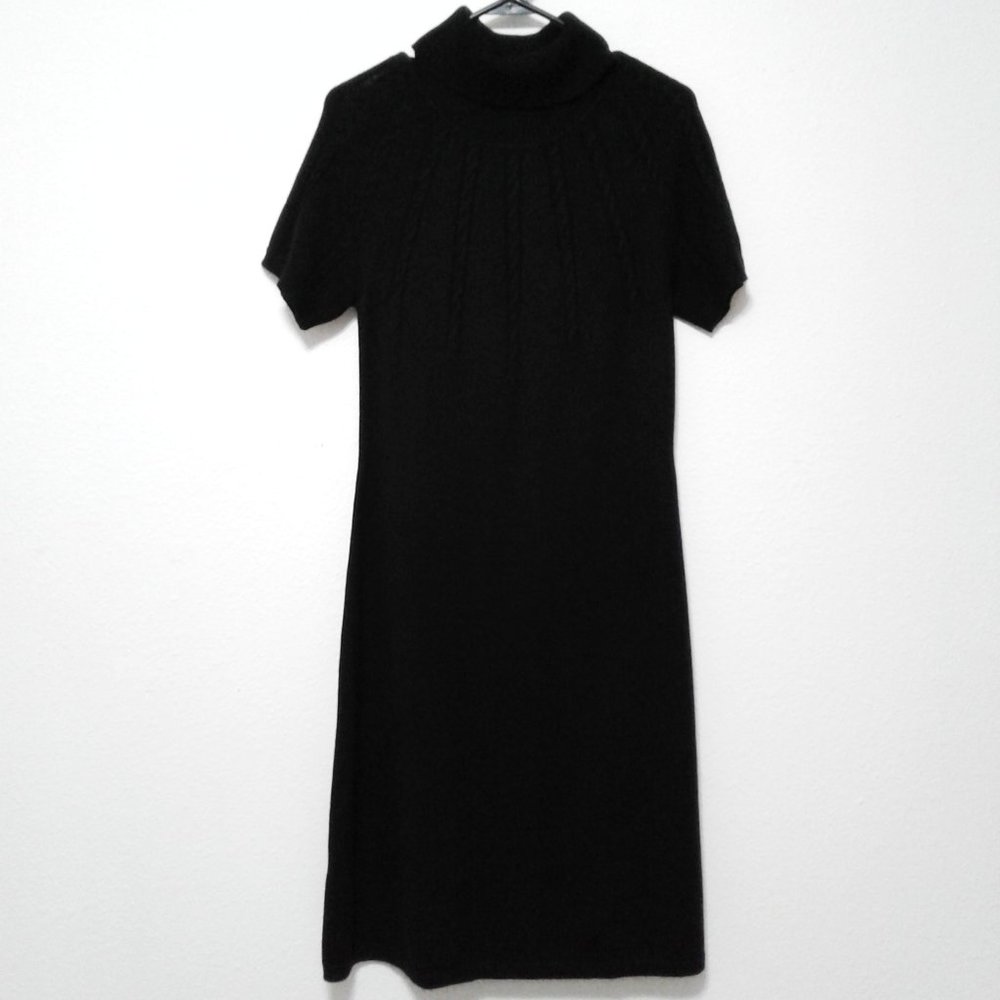 Calvin Klein wool cable knit sweater dress